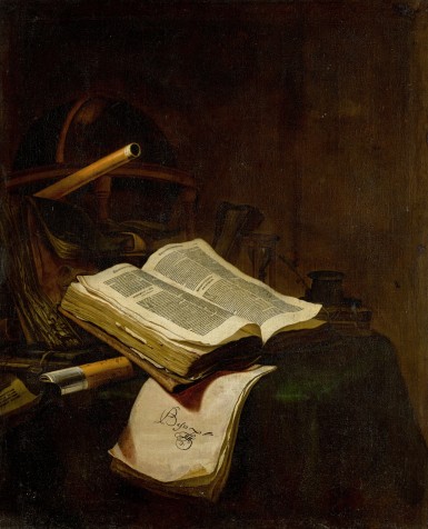 Jan Vermeulen, Natură moartă cu o carte deschisă, 1655