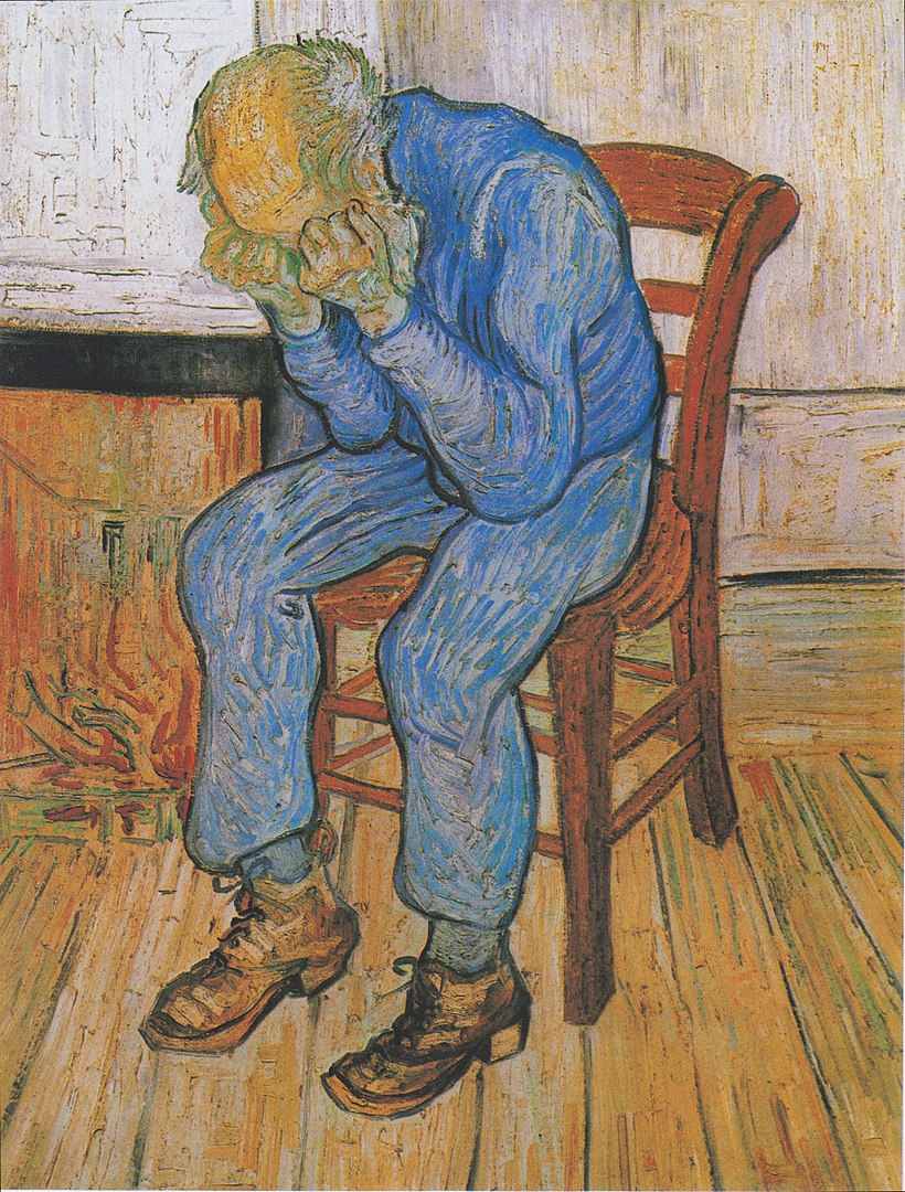 Vincent van Gogh, Bătrân suferind („La Poarta Eternității”), 1890